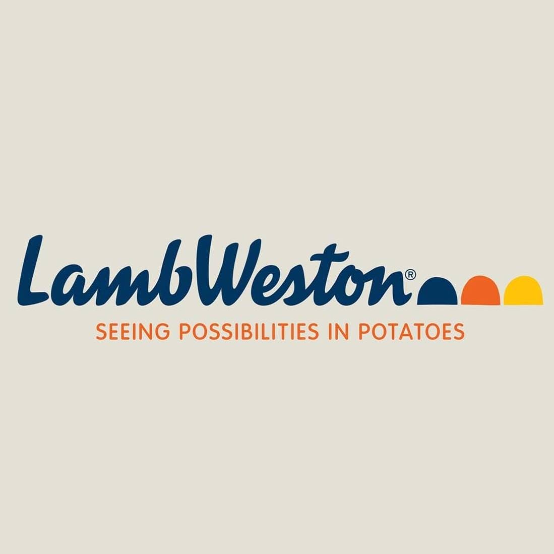 Lamb Weston logo with potato shapes